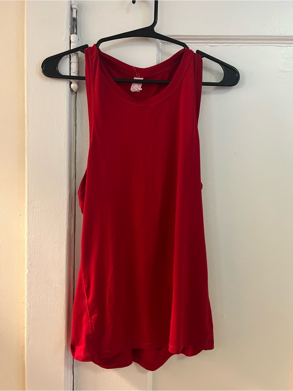 Yogalicious Women Red Racerback Tank Top
